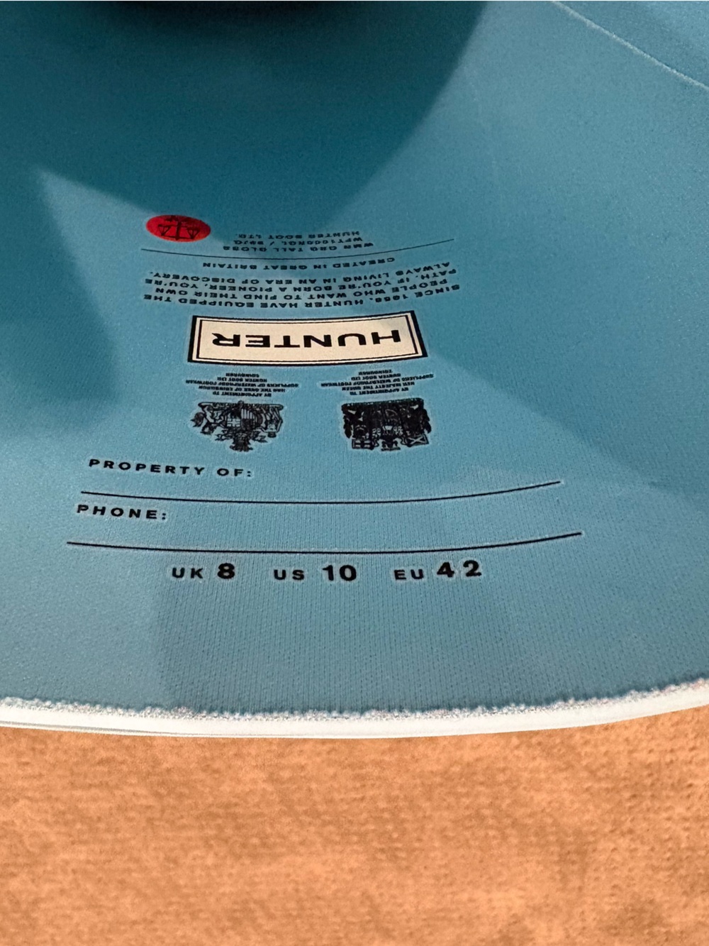Hunter Tiffany Blue Women’s 10 - Picture 6 of 11